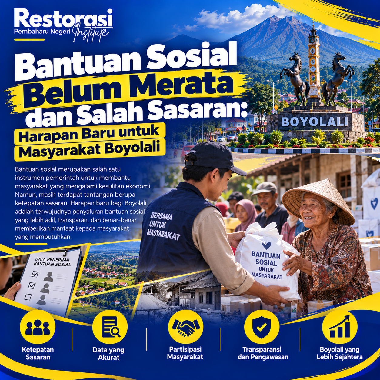 Bantuan Sosial Belum Merata dan Salah Sasaran: Harapan Baru untuk Masyarakat Boyolali