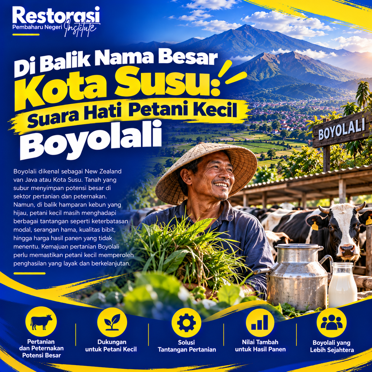 Di Balik Nama Besar Kota Susu: Suara Hati Petani Kecil Boyolali