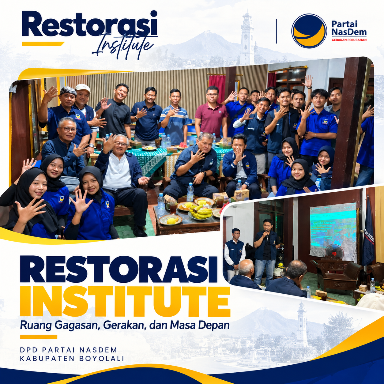 Restorasi Institute Hadir di Boyolali, Buka Ruang Gagasan Anak Muda dan Partisipasi Publik
